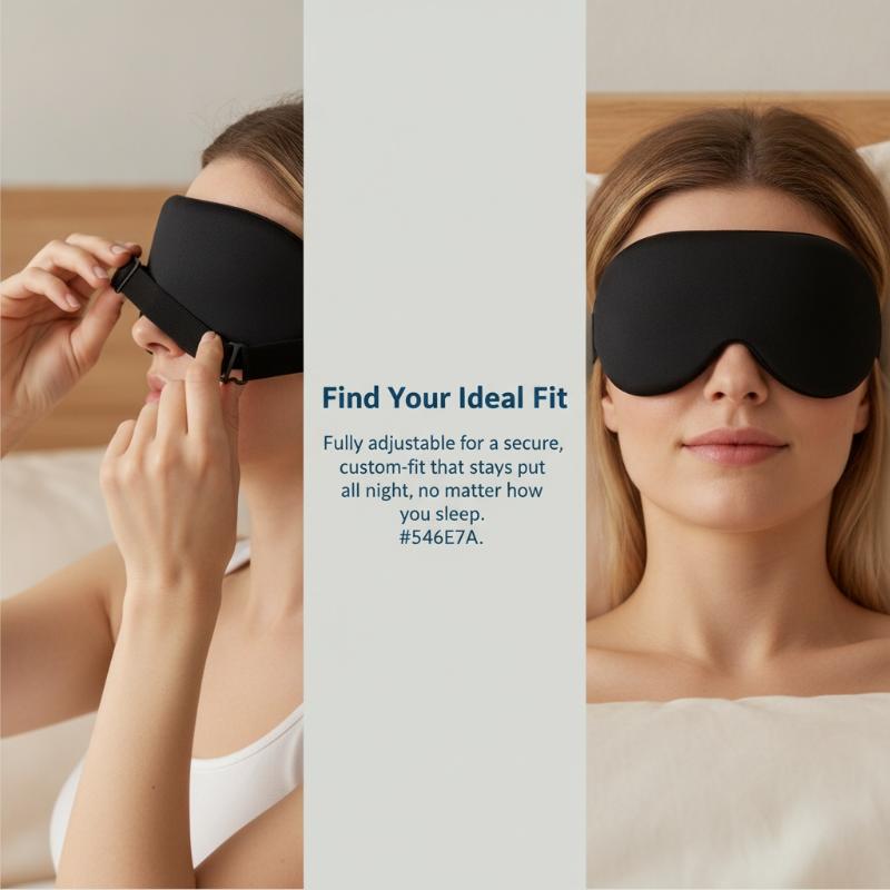 3D Printing Mask - หน้ากากปิดตา 3D ระบายอากาศได้ดี ไม่มีแรงกดทับ ปิดแสงสนิท 1