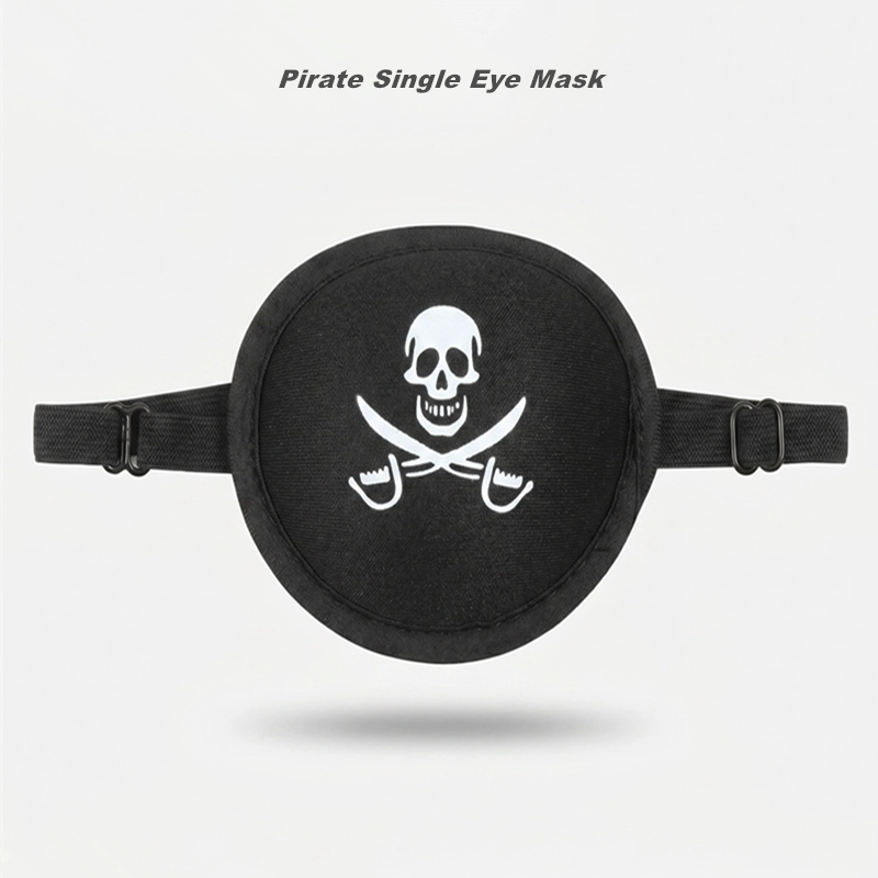 3D Printing Mask - ผ้าปิดตาสไตล์โจรสลัด 3 มิติ ป้องกันแสง ปรับสายรัดได้ ยืดหยุ่น