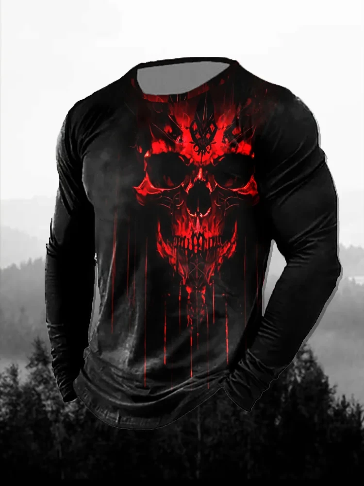 เสื้อยืดแขนยาวผู้ชาย ลายพิมพ์  - 3D Printing Custom บทวิจารณ์และราคา