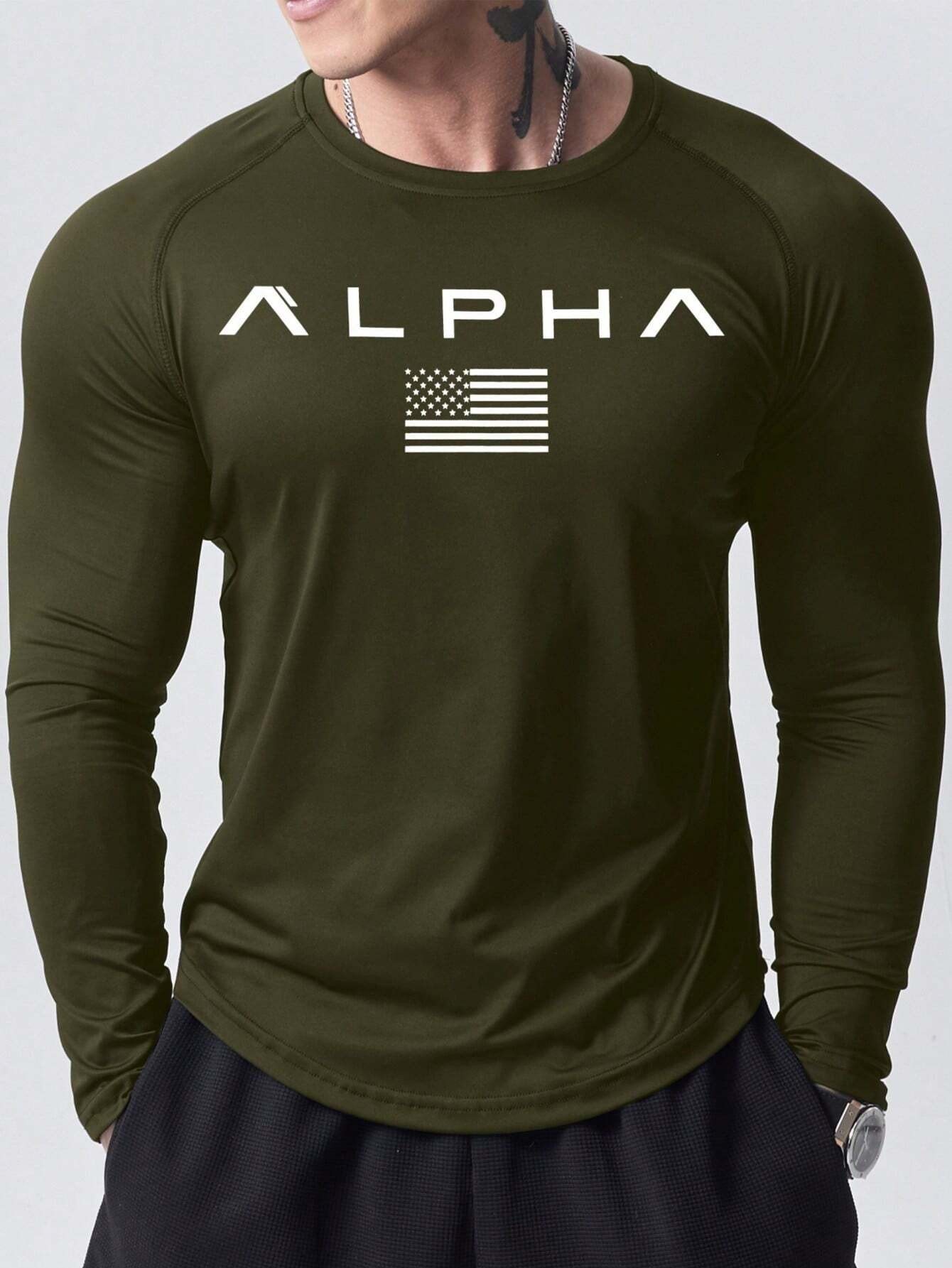 เสื้อยืดแขนยาวสำหรับผู้ชายรุ่น - 3D Printing Custom บทวิจารณ์และราคา